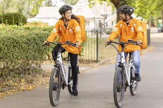 couriers working for just eat in denmark